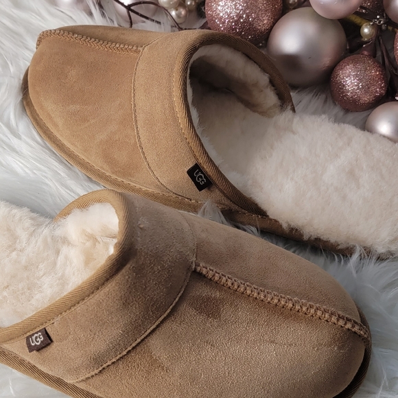UGG Men's Slide Slipper Chestnut Suede Brand new - Picture 3 of 8